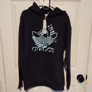 Adidas Black Hoodie with Logo